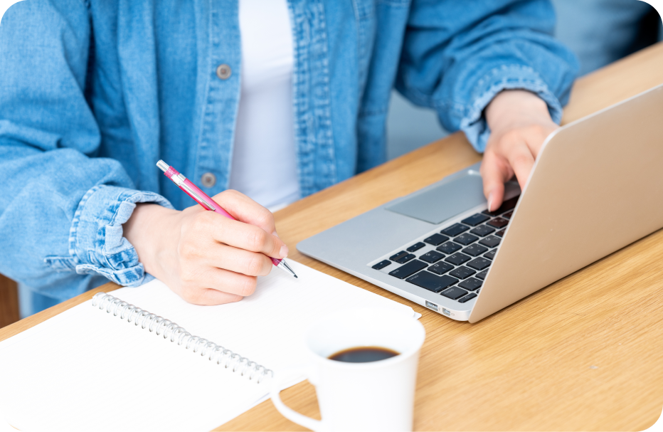 ご自宅からでも安心して学べる環境